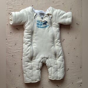 Baby Merlin Magic Sleepsuit - Cotton Cream size Small 3-6 months